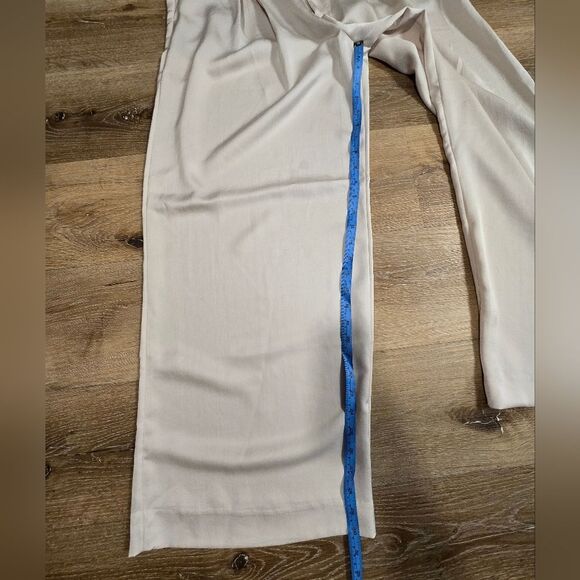 Banana Republic Cream elegant wide-leg pants - Picture 8 of 12